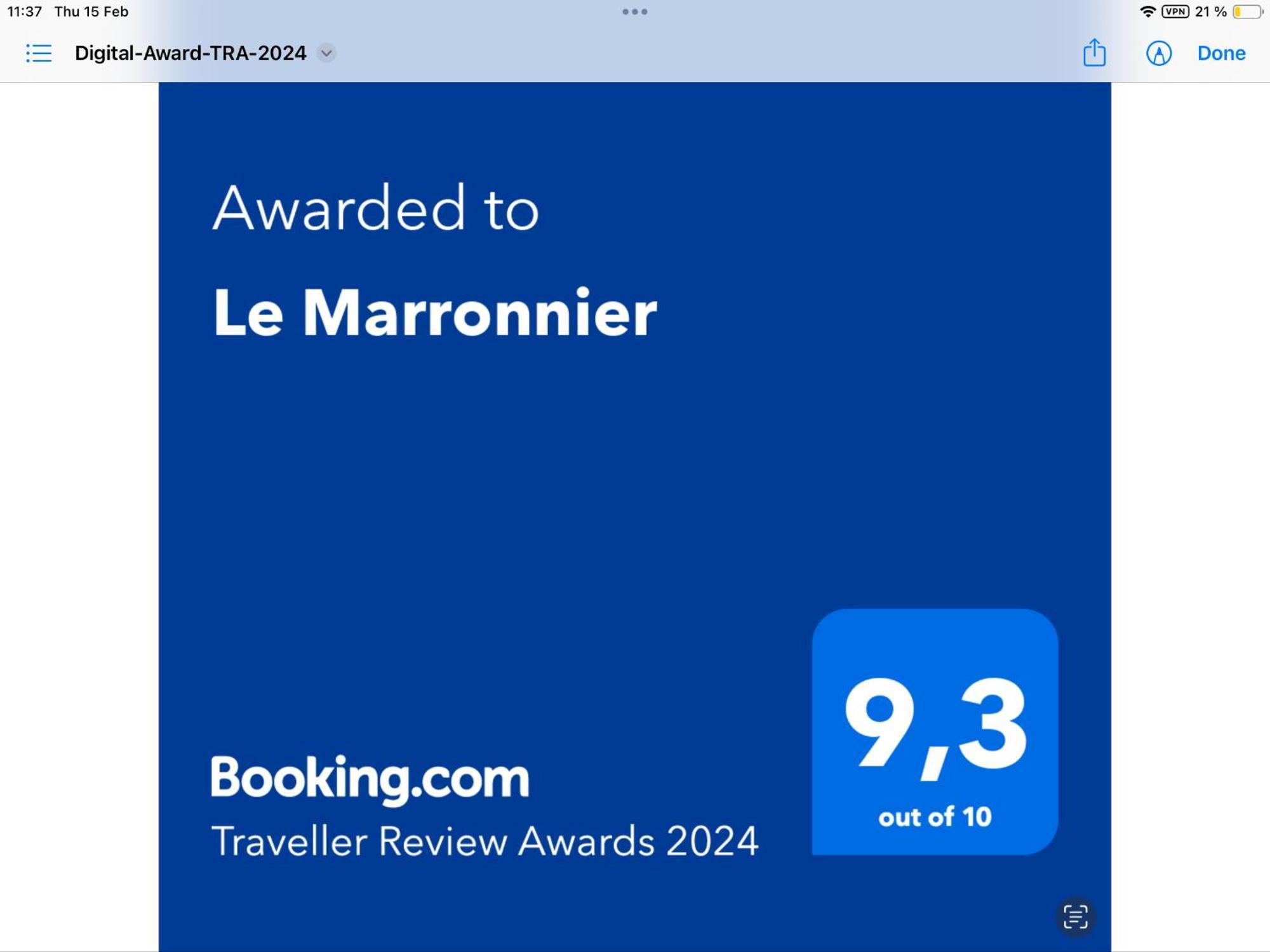Le Marronnier Bed & Breakfast Saint-Genies-de-Fontedit Bagian luar foto
