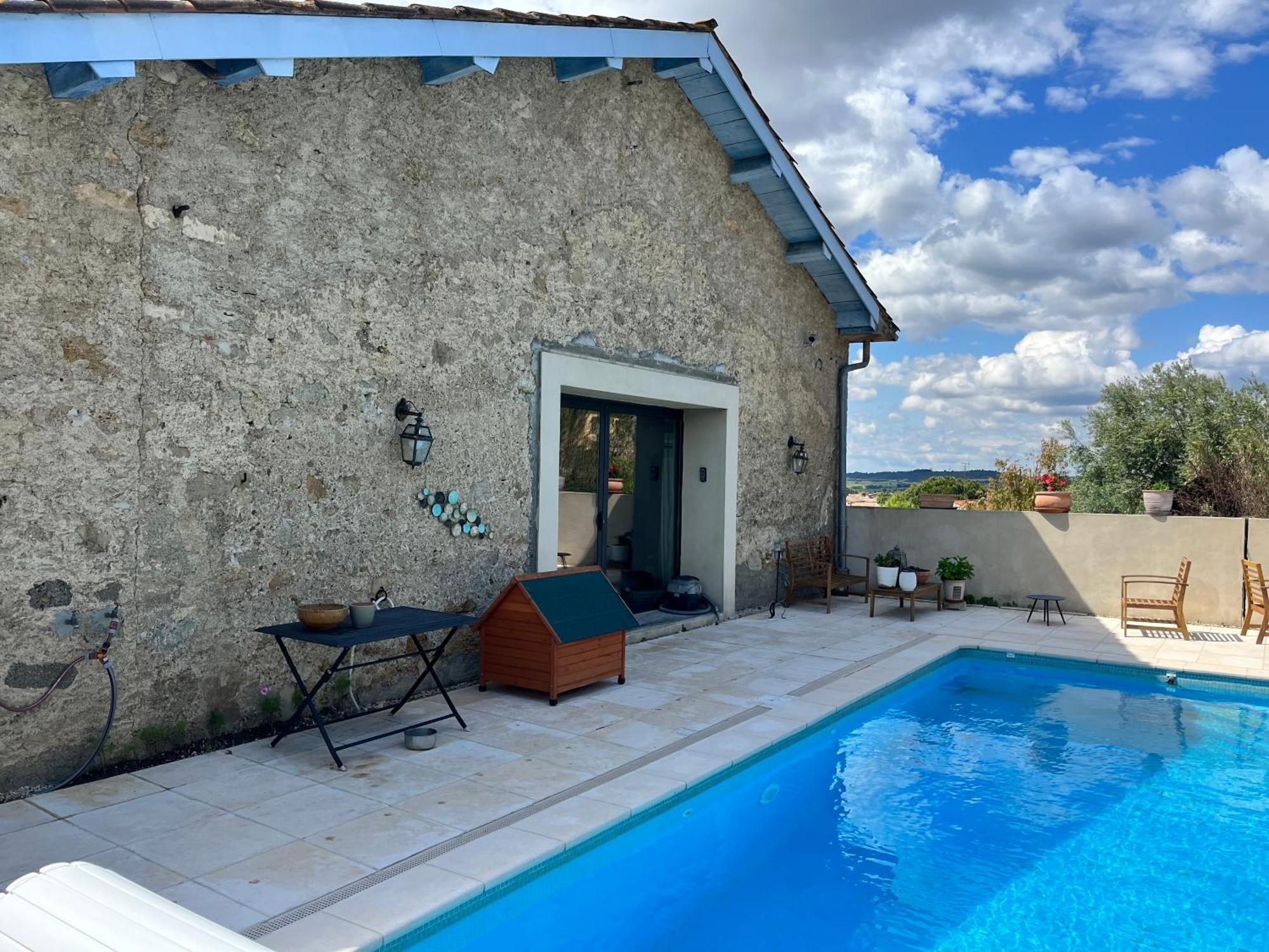 Le Marronnier Bed & Breakfast Saint-Genies-de-Fontedit Bagian luar foto